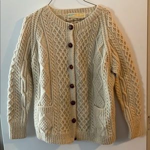 100% Wool Handknitted Sweater from Ireland